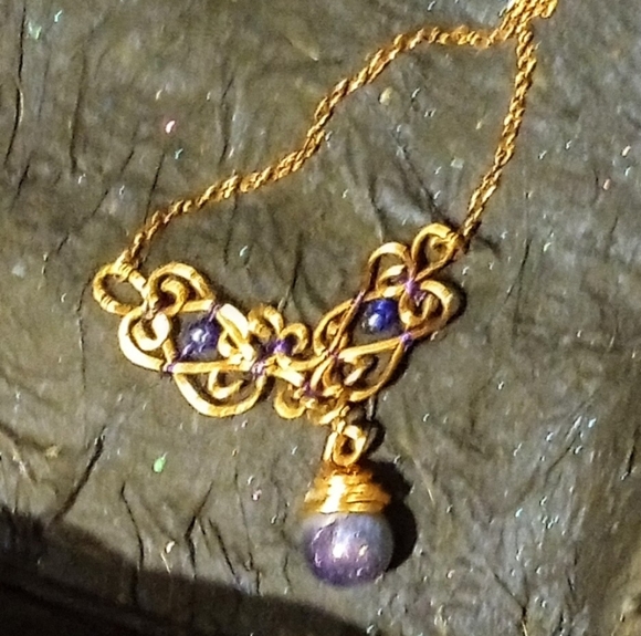 Handmade Boho Necklace - Picture 2 of 3